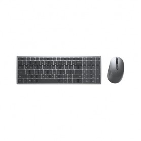 DELL KM7120W tastiera Mouse incluso RF senza fili + Bluetooth QWERTY Grigio, Titanio