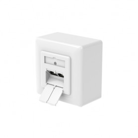 Hama 00300029 presa energia 2 x RJ-45 Bianco