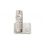 Panasonic KX-TGE250 Telefono DECT Identificatore di chiamata Champagne, Oro