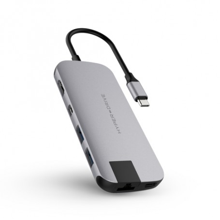 HYPER HD247B-GRAY cavo USB USB C Grigio