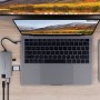 HYPER HD247B-GRAY cavo USB USB C Grigio