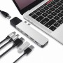 HYPER GN28N-SILVER replicatore di porte e docking station per notebook Cablato Argento