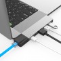 HYPER GN28N-SILVER replicatore di porte e docking station per notebook Cablato Argento