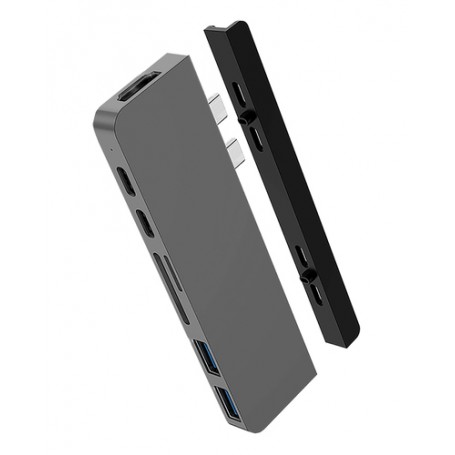 HYPER HD28C USB 3.2 Gen 1 (3.1 Gen 1) Type-C Grigio