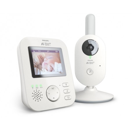 Philips AVENT Baby monitor SCD833/26 monitor video per bambino 300 m FHSS Bianco