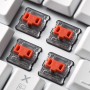 Sharkoon PureWriter TKL RGB Red tastiera USB QWERTZ Tedesco Bianco