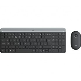 Logitech MK470 tastiera Mouse incluso USB QWERTY Spagnolo Grafite