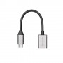 HYPER HD425D-GL cavo USB 0,0176 m USB 3.2 Gen 2 (3.1 Gen 2) USB C USB A Nero, Argento