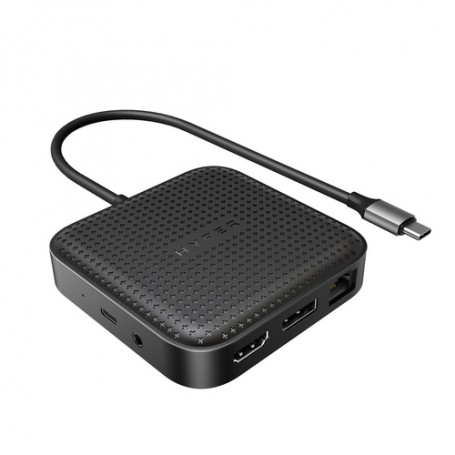 HYPER HD583-GL replicatore di porte e docking station per notebook USB 3.2 Gen 1 (3.1 Gen 1) Type-C Nero
