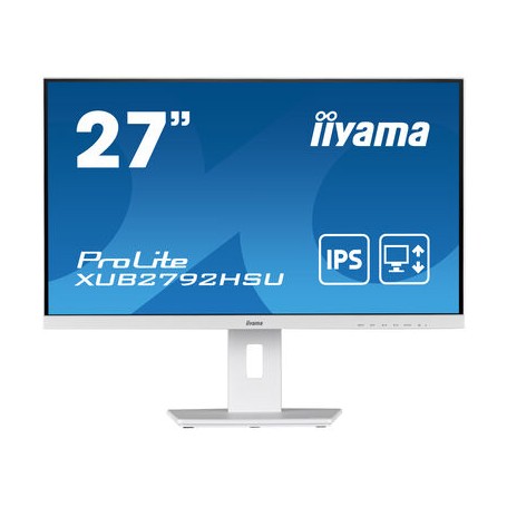 iiyama ProLite XUB2792HSU-W5 LED display 68,6 cm (27") 1920 x 1080 Pixel Full HD Bianco