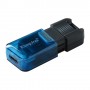 Kingston Technology DataTraveler 80 unità flash USB 128 GB USB tipo-C 3.2 Gen 1 (3.1 Gen 1) Nero, Blu