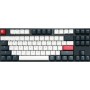 Ducky One 2 TKL Tuxedo tastiera USB Tedesco Nero, Grigio, Rosso, Bianco
