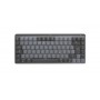 Logitech MX Mini Mechanical tastiera RF senza fili + Bluetooth QWERTZ Tedesco Grafite, Grigio
