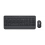 Logitech Signature MK650 Combo For Business tastiera Mouse incluso RF senza fili + Bluetooth QWERTZ Tedesco Grafite