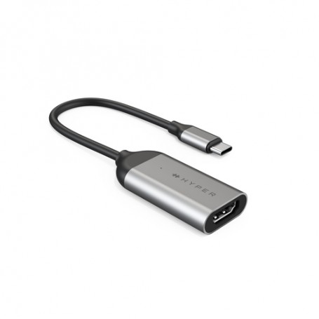 HYPER HD-H8K USB tipo-C HDMI Acciaio inossidabile