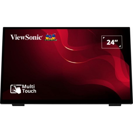 Viewsonic TD2465 visualizzatore di messaggi Pannello piatto interattivo 61 cm (24") LED 250 cd/m² Full HD Nero Touch scr