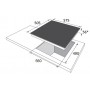 Amica KMC 742 600 E Nero Da incasso 60 cm Ceramica 4 Fornello(i)