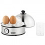 Unold 38626 Pentolino per uova 7 uovo/uova 360 W Nero, Acciaio inossidabile