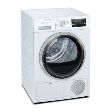 Siemens iQ500 WT46G4G1 asciugatrice Libera installazione Caricamento frontale 9 kg B Bianco