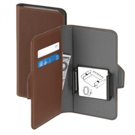 Hama Smart Move - Rainbow custodia per cellulare 14,5 cm (5.7") Custodia a libro Marrone