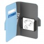 Hama Smart Move - Rainbow custodia per cellulare 14,5 cm (5.7") Custodia a libro Azzurro