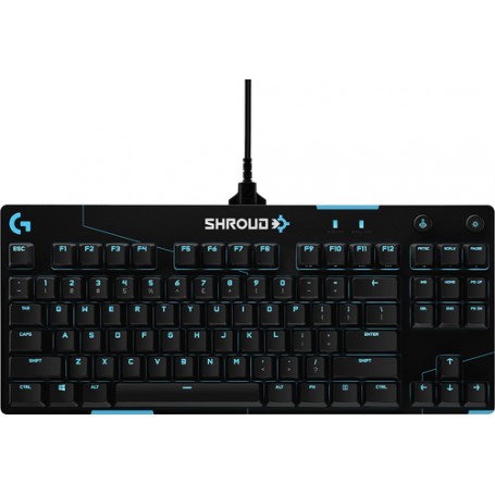 Logitech G G PRO X Mechanical Gaming Keyboard tastiera USB Nordic Nero, Blu, Bianco