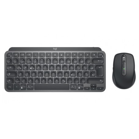Logitech 920-011054 tastiera Mouse incluso RF senza fili + Bluetooth QWERTZ Tedesco Grafite