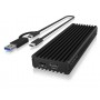 ICY BOX IB-1817MCT-C31 Box esterno SSD Nero M.2