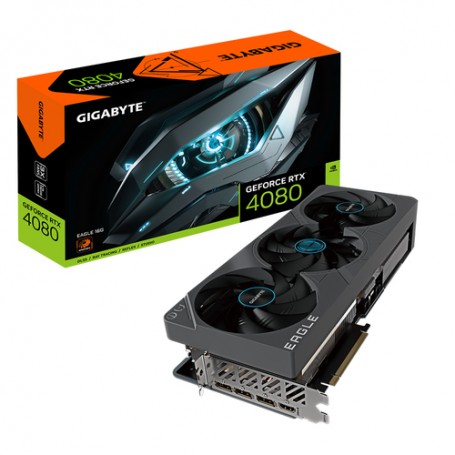 Gigabyte GV-N4080EAGLE-16GD scheda video NVIDIA GeForce RTX 4080 16 GB GDDR6X