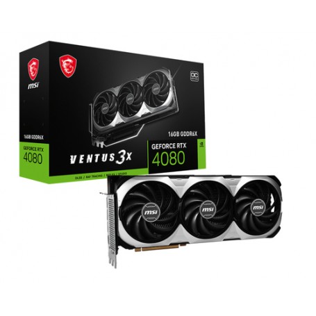 MSI RTX 4080 16GB VENTUS 3X OC scheda video NVIDIA GeForce RTX 4080 GDDR6X