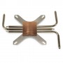 Inter-Tech IP-3 Processore Dissipatore di calore/Radiatore Rame, Argento 1 pz