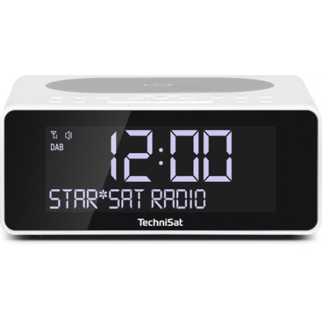 TechniSat Digitradio 52 Orologio Digitale Bianco
