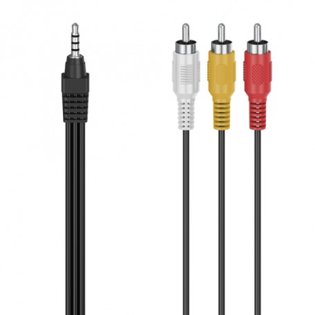 Hama 00305016 cavo audio 1,5 m 3.5mm 3 x RCA Nero