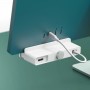 HYPER HD34A8 hub di interfaccia USB 3.2 Gen 1 (3.1 Gen 1) Type-C 10 Mbit/s Bianco