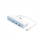 HYPER HD34A6 hub di interfaccia USB 3.2 Gen 1 (3.1 Gen 1) Type-A 5 Mbit/s Bianco