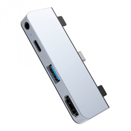 HYPER HD319E-SILVER docking station per dispositivo mobile Tablet Argento