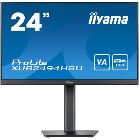 iiyama ProLite XUB2494HSU-B2 Monitor PC 60,5 cm (23.8") 1920 x 1080 Pixel Full HD LED Nero