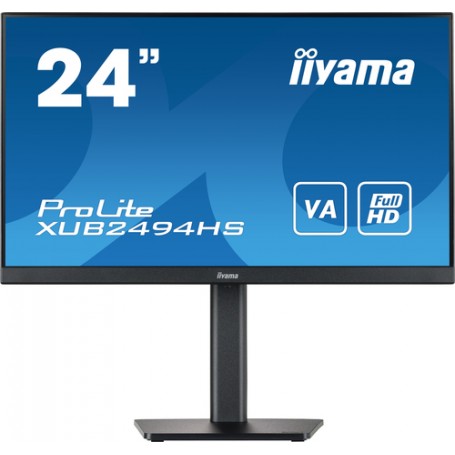 iiyama ProLite XUB2494HS-B2 Monitor PC 60,5 cm (23.8") 1920 x 1080 Pixel Full HD LED Nero