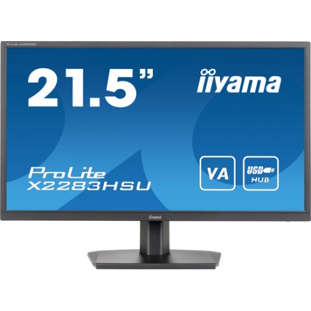 iiyama ProLite X2283HSU-B1 Monitor PC 54,6 cm (21.5") 1920 x 1080 Pixel Full HD LCD Nero