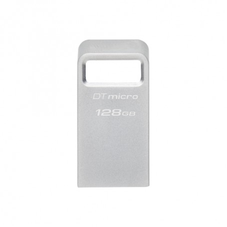 Kingston Technology DataTraveler Micro unità flash USB 128 GB USB tipo A 3.2 Gen 1 (3.1 Gen 1) Argento