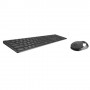 Rapoo 9850M tastiera Mouse incluso RF senza fili + Bluetooth QWERTZ Tedesco Grigio