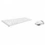 Rapoo 9750M tastiera Mouse incluso RF senza fili + Bluetooth QWERTZ Tedesco Bianco