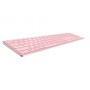 Rapoo E9800M tastiera RF senza fili + Bluetooth QWERTZ Tedesco Rosa