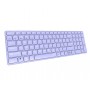 Rapoo E9700M tastiera RF senza fili + Bluetooth QWERTZ Tedesco Lillà