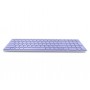 Rapoo E9700M tastiera RF senza fili + Bluetooth QWERTZ Tedesco Lillà