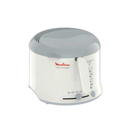 Moulinex AF121110 friggitrice Singolo Indipendente 1460 W Grigio, Bianco