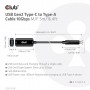 CLUB3D CAC-1536 cavo USB 5 m USB 3.2 Gen 2 (3.1 Gen 2) USB C USB A Nero