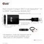 CLUB3D CSV-7200H ripartitore video DisplayPort 2x HDMI