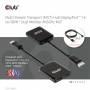 CLUB3D CSV-7200H ripartitore video DisplayPort 2x HDMI