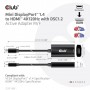 CLUB3D CAC-1186 cavo e adattatore video 0,15 m Mini DisplayPort HDMI tipo A (Standard) Nero